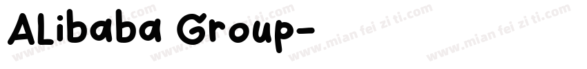ALibaba Group字体转换
